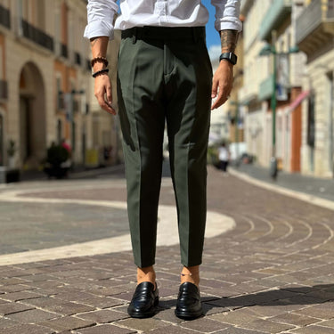 Pantalone Milano verde - FLAG STORE